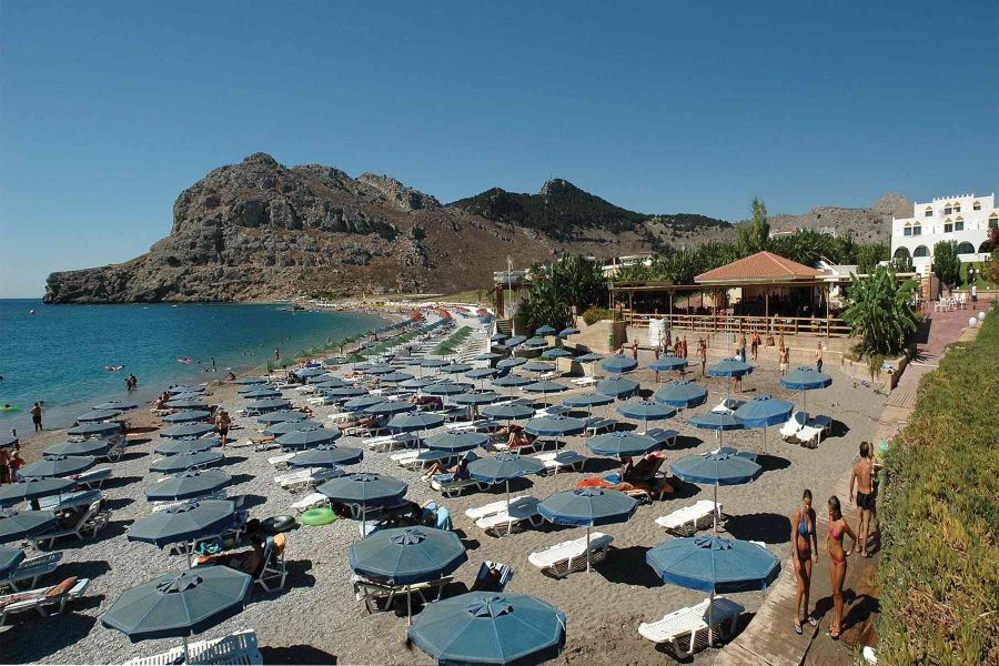 Alfa Beach Hotel Kolymbia Buitenkant foto