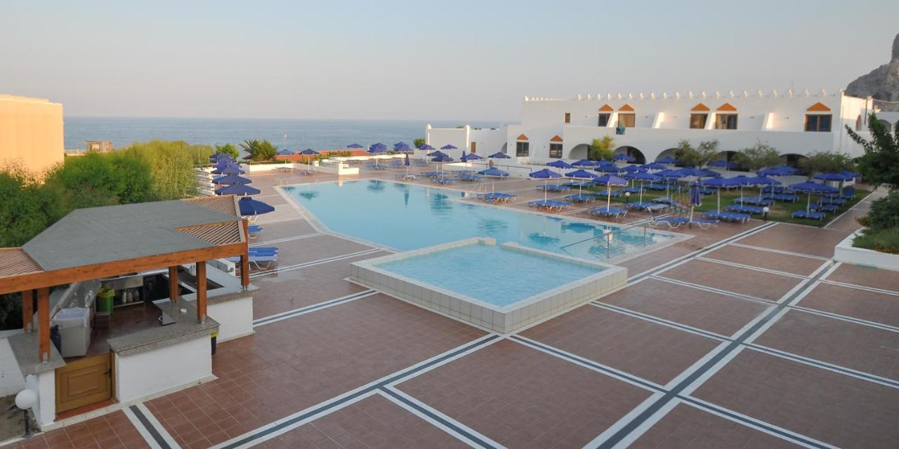 Alfa Beach Hotel Kolymbia Buitenkant foto